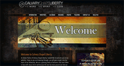 Desktop Screenshot of calvaryliberty.com