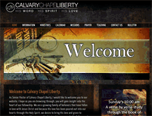 Tablet Screenshot of calvaryliberty.com